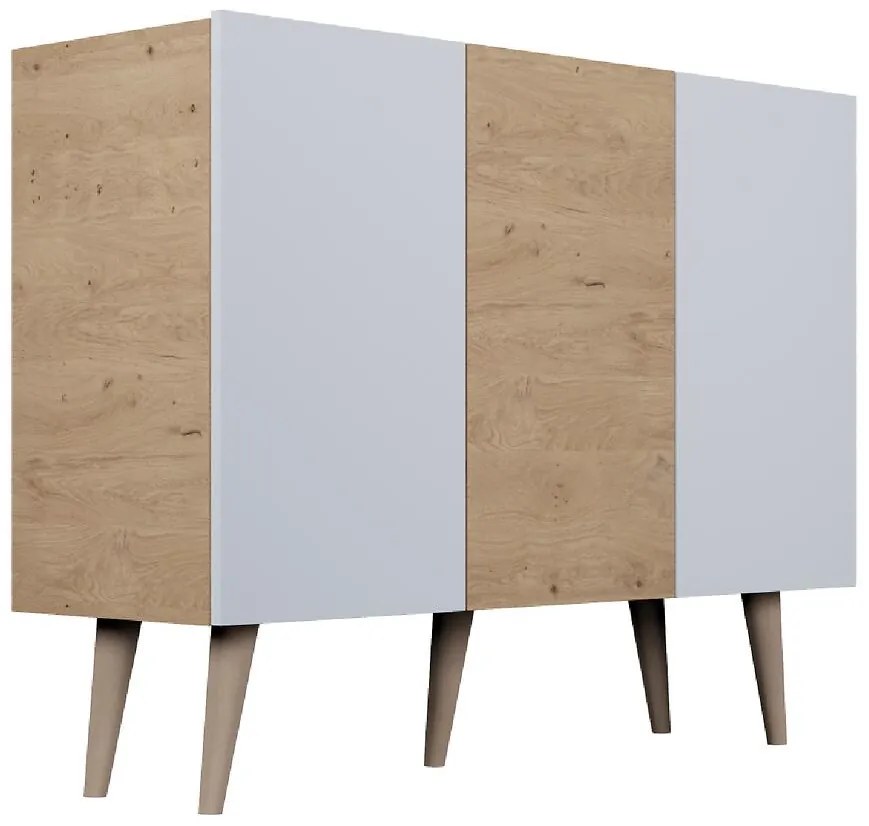 Komoda 120 Toronto Artisan/Biely