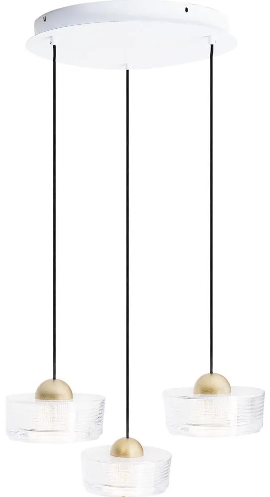 MAXLIGHT P0543 - LED Luster na lanku LIPARI LED/22W/230V pr. 35 cm číra