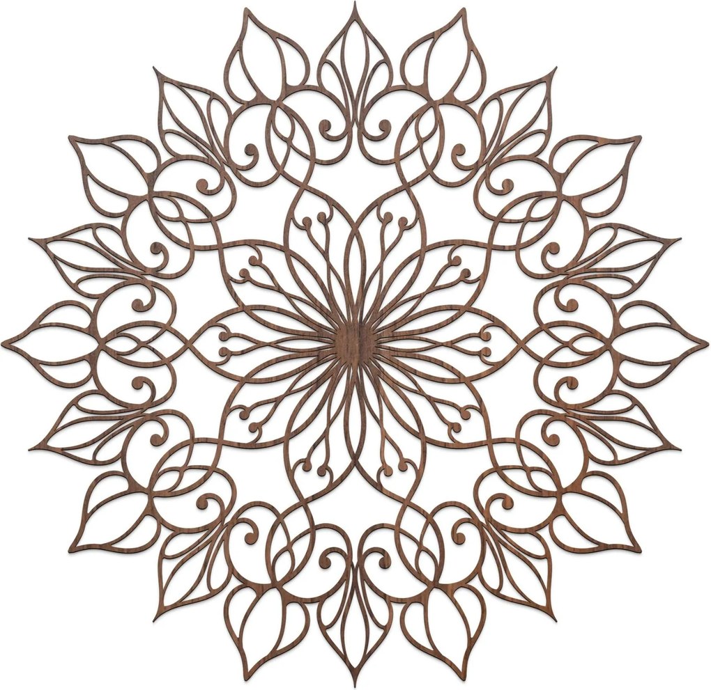 Drevená nástenná dekorácia Mandala Lotus | QUASAR: HDF - Javor 20 cm 4394-113018 HDF0247