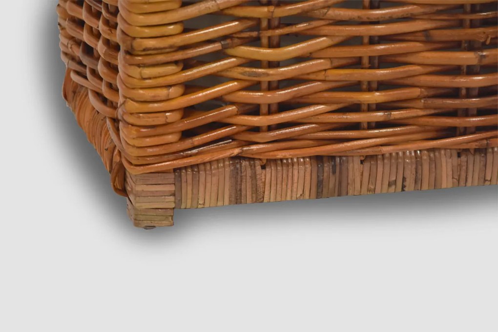Veľký ratanový kôš na bielizeň, škoricovo hnedý Rozmery (cm): 56 x 43 v. 71