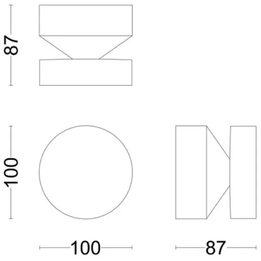 Philips - LED Vonkajšie nástenné svietidlo LAVEN LED/6W/230V 2700K IP44