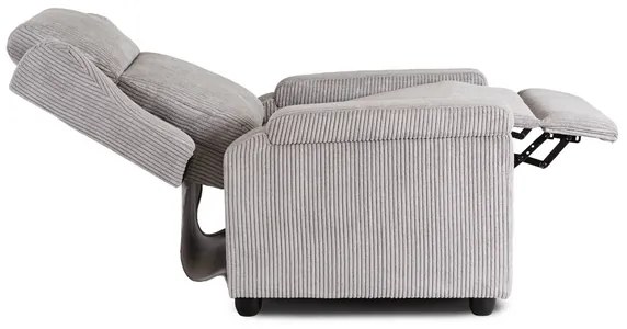 Kreslo DARIO sivé, z menčestru