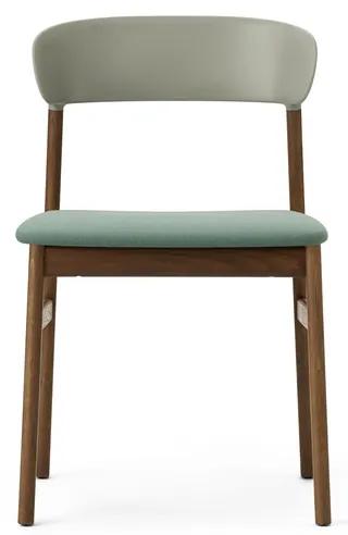 Stolička Herit Chair Synergy – pastelová zelená/dymový dub