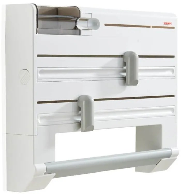 Biely nástenný plastový držiak na fólie a papierové utierky Parat – LEIFHEIT