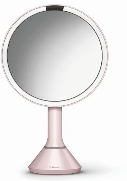 Zrkadlo Simplehuman s nastaviteľným jasom ružová
