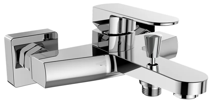 Mereo Mereo, Vaňová nástenná batéria, Mada, 150 mm, bez príslušenstva, chróm, MER-CBQ90103M