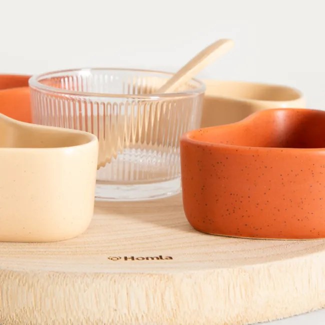 Sada servírovacích misiek GRENADA s podnosom 743139