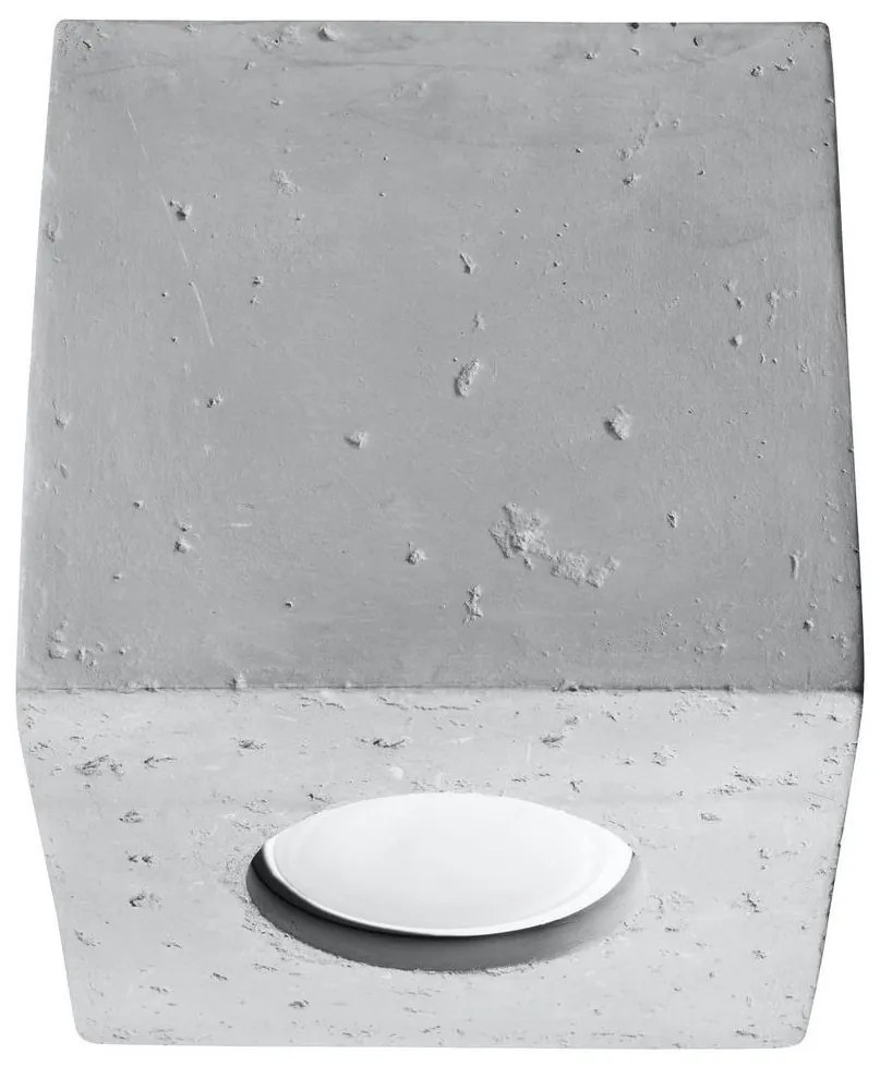 Sollux SL.0489 - Bodové svietidlo QUAD 1xGU10/10W/230V betón