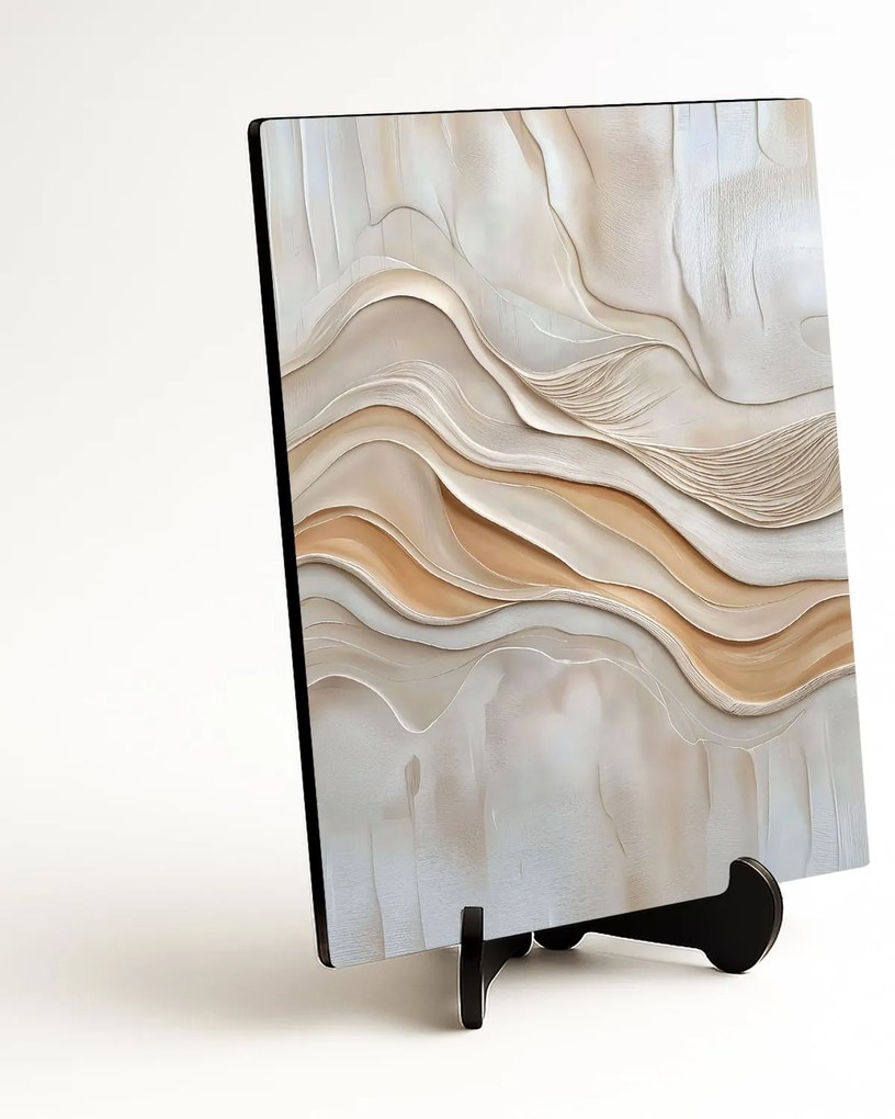 DUBLEZ | Abstraktný obraz - Perleťové línie