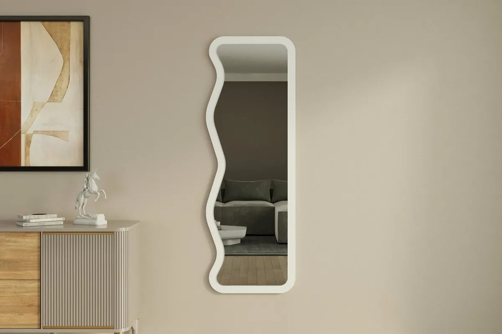 Zrkadlo Asel White 50 x 160 cm