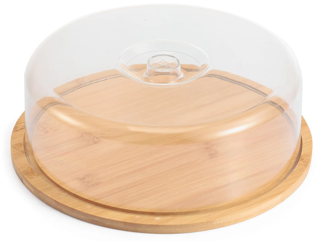 Bambusový podnos Modern Kitchen s víkem hnědý