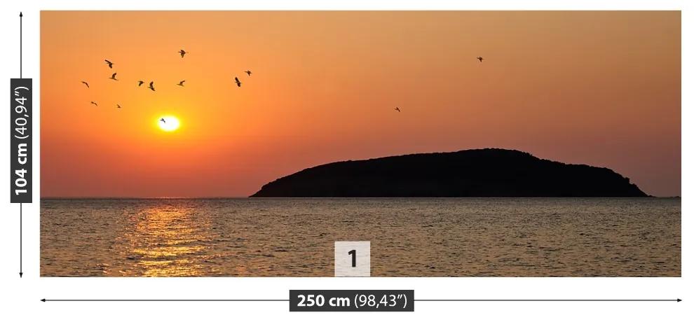 Fototapeta Vliesová Východ slnka mora 152x104 cm