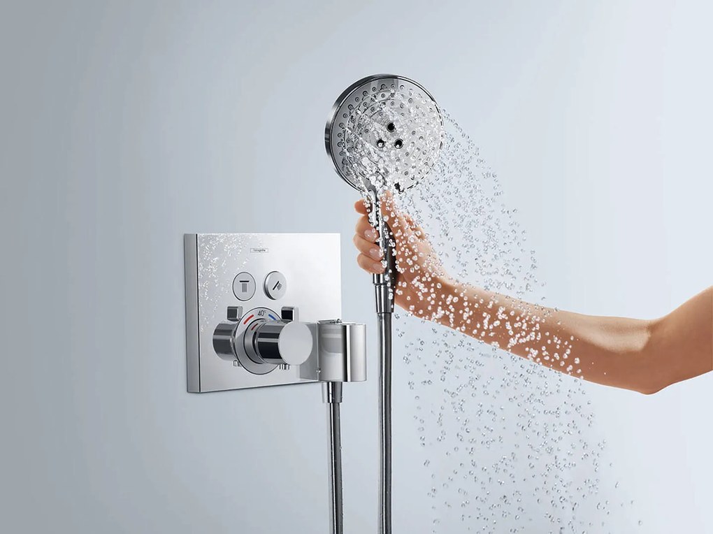 Hansgrohe Shower Select, termostatická batéria pod omietku, s 2 výstupmi, chrómová, HAN-15765000
