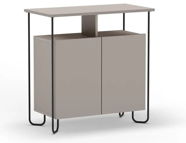 Sivo-béžová skrinka 80x80 cm Dilly – Marckeric