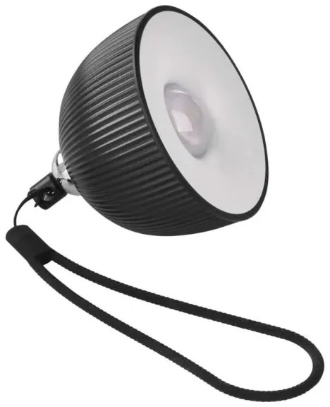 LED Stmievateľná nabíjacia stolná lampa magnetická 4v1 LED/4,2W/3,7V 4000K čierna