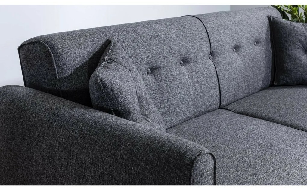 Rozkladacia pohovka Aria Dark Grey