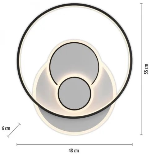 Paul Neuhaus 6392-16 - LED Stropné svietidlo MAILAK LED/27W/230V