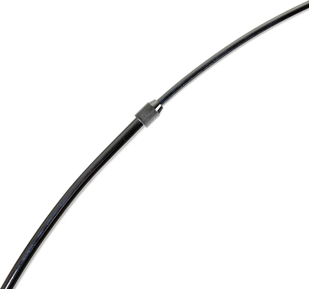 Inteligentná oblúková lampa chrómová s bielym tienidlom vrátane Wifi A60 - Arc Basic