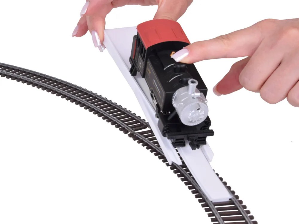 Jokomisiada Elektrický vlak, klasická parná lokomotíva s riadiacou jednotkou H0 1:87 RC0643