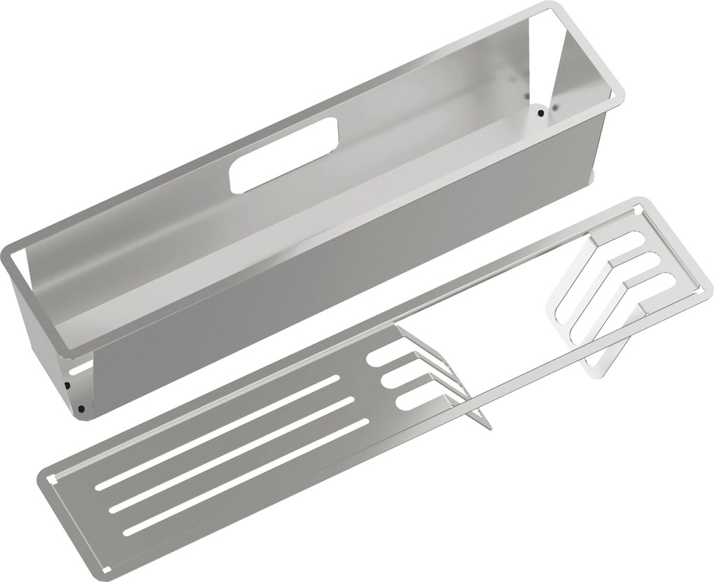 Deante Magnetic, súprava príslušenstva k kuchynskému drezu série Magnetic, brúsená oceľ, DEA-ZZMK022K