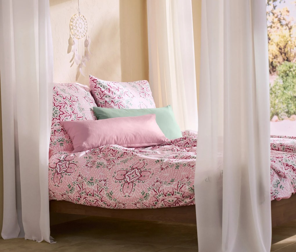 Obliečky na vankúše z mikrovlákna, 2 ks, zelené, cca 80 x 40 cm