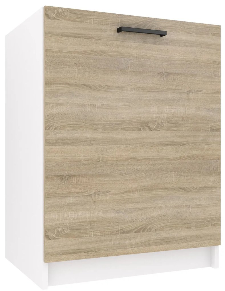 Kuchynská skrinka Belini drezová 60 cm dub sonoma bez pracovnej dosky TOR SDZ60/0/WT/DS/0/B1