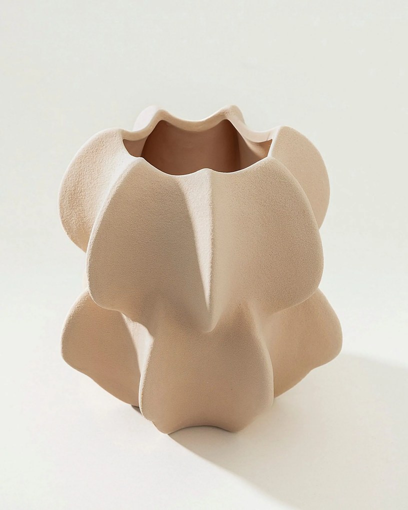 Kameninová váza Petal Pink II 15x17 cm
