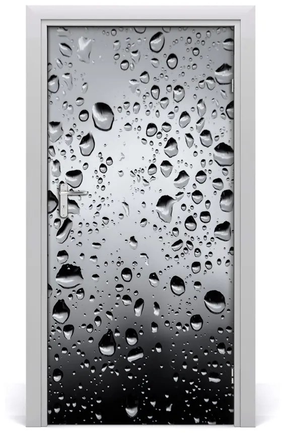 Fototapeta na dvere kvapky vody 85x205 cm