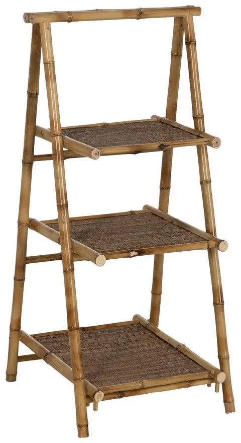 Bambusový regál v prírodnej farbe 48x100x45 cm Manali – Ixia