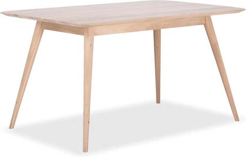 Jedálenský stôl z dubového dreva Gazzda Stafa, 140 x 90 x 75,5 cm