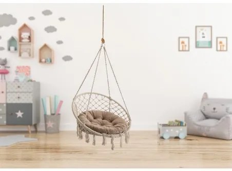 Vankúš na hojdačku STORK HOUSE béžový, malý