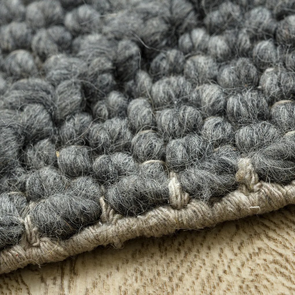 Dywany Łuszczów, Kusový koberec Tahar 99001K antra, 120x180, šedá, obývacia izba