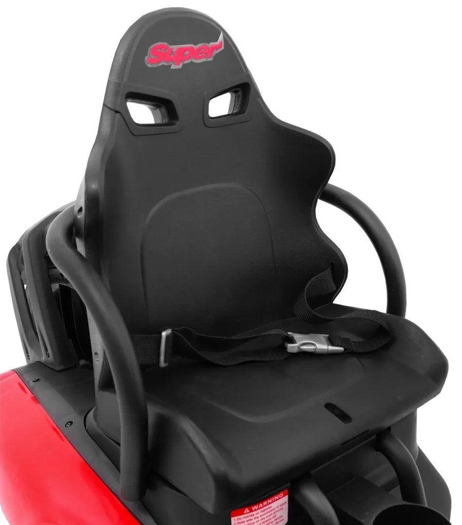 RAMIZ ELEKTRICKÉ AUTÍČKO - MOTOKÁRA BOLID XR-1- ČERVENÉ - 2 x 35W - 12V/7Ah - 2023