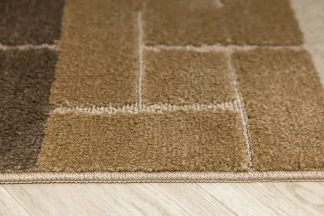 Sada kúpeľňových koberčekov TERAMO béžová / hnedá