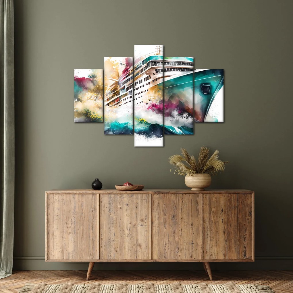Obraz - Akvarelové more (150x105 cm)