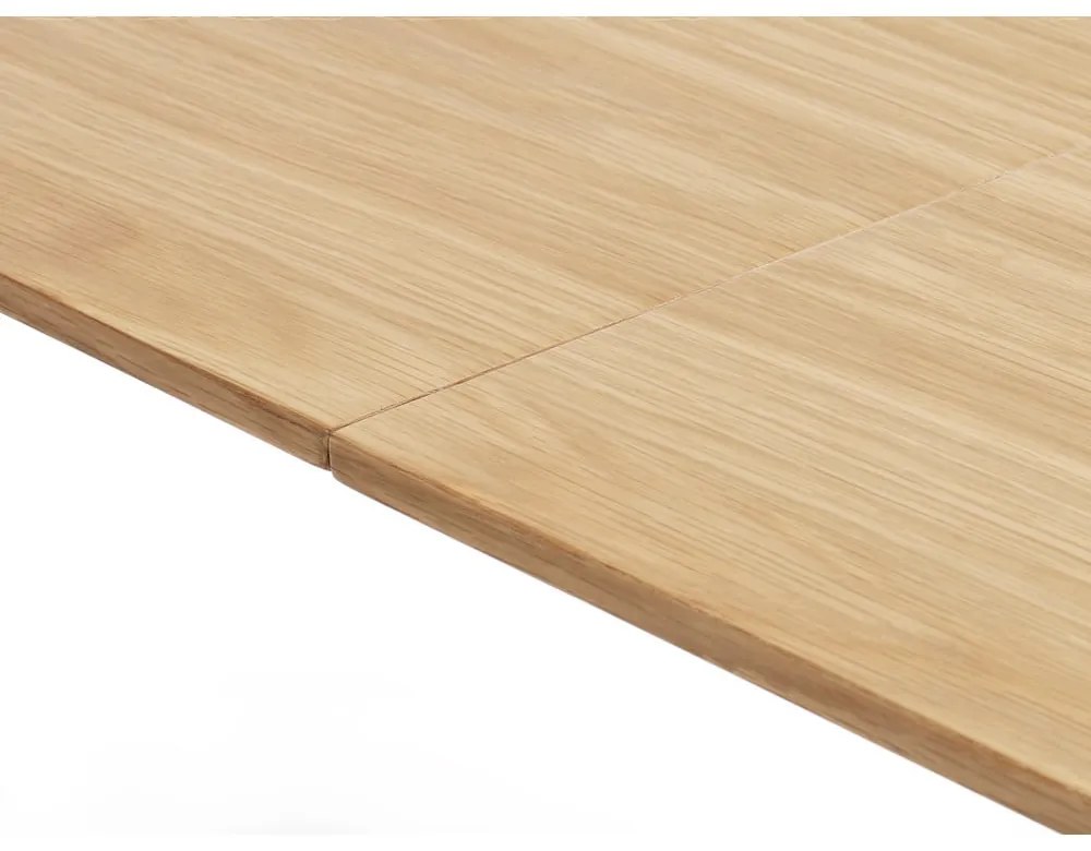 Rozkladací jedálenský stôl s doskou v dubovom dekore v prírodnej farbe 100x190 cm Gallina – Unique Furniture