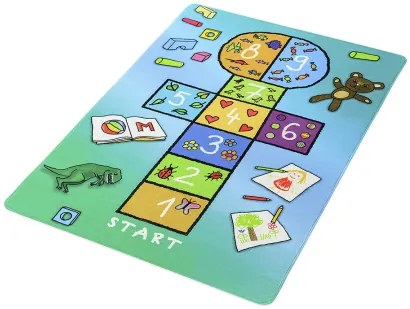 Koberce Breno Kusový koberec Škôlka - blue, modrá, viacfarebná,140 x 200 cm