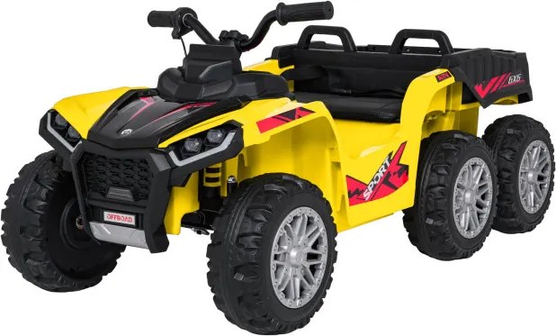 Elektrická štvorkolka Quad Sport TX 4 × 4 žltá