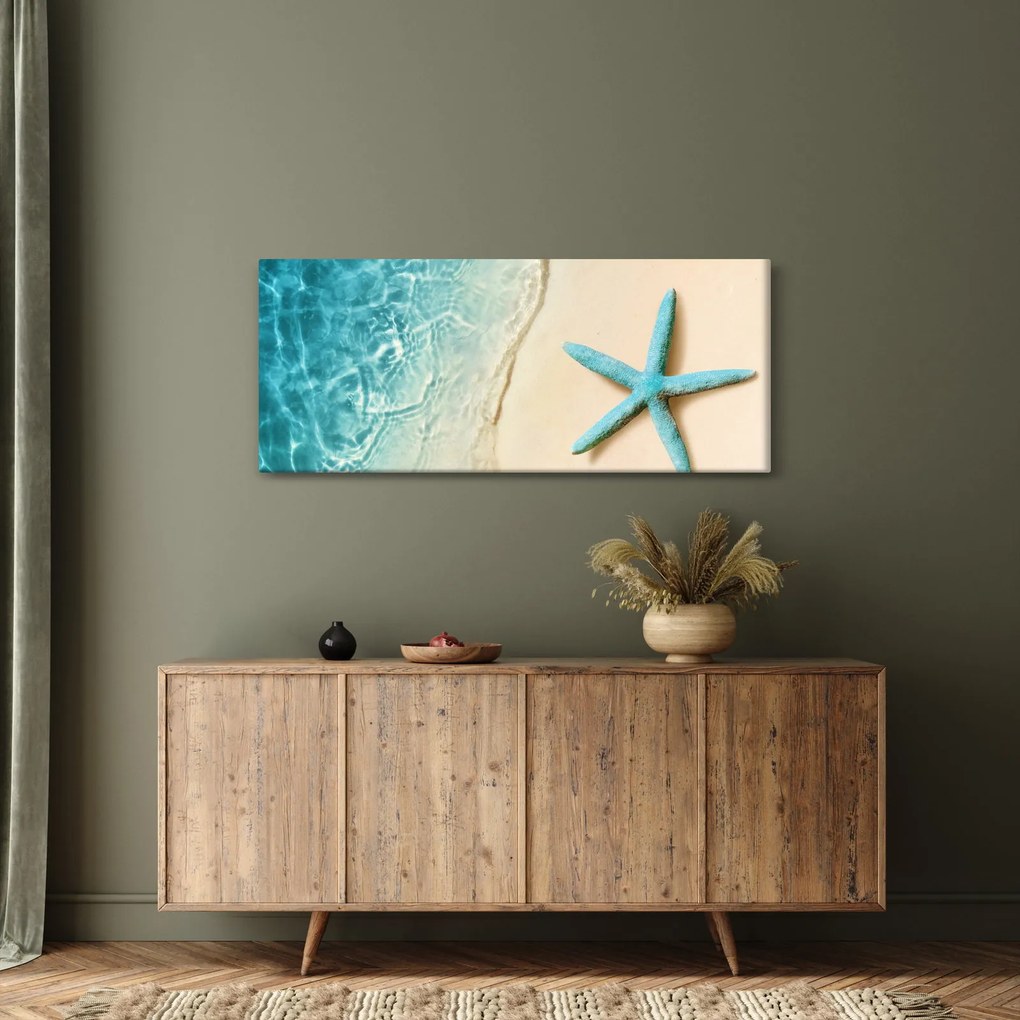 Obraz - Hviezdica na pláži (120x50 cm)
