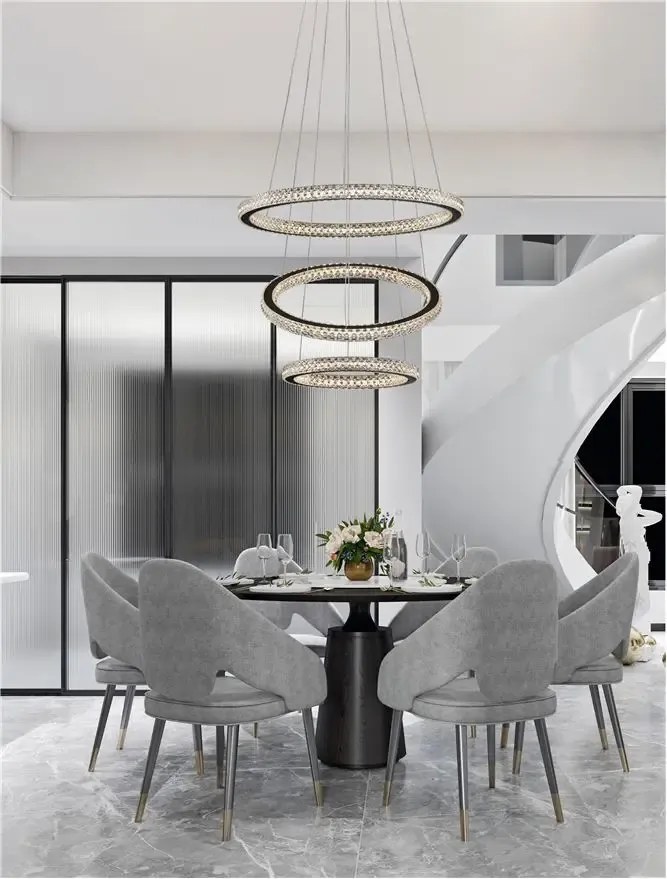 LED luster Ginevra 51 čierne