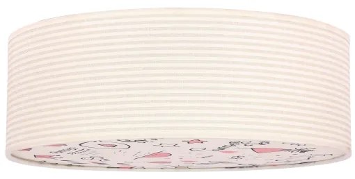 Detské stropné svietidlo KIDDY 2xE27/40W/230V béžová/ružová