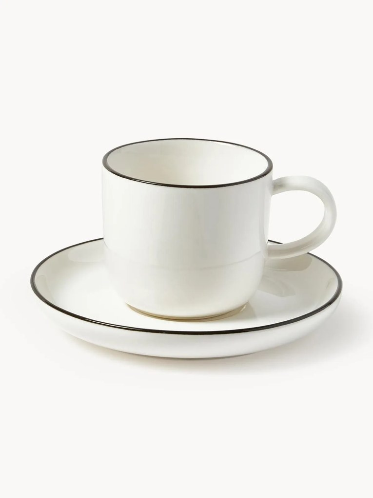 Porcelánové šálky na espresso Facile, 2 ks