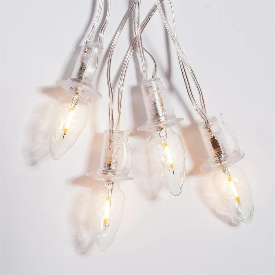 Vonkajšie osvetlenie Šiška číra, 20 LED Filament žiarovky, základné