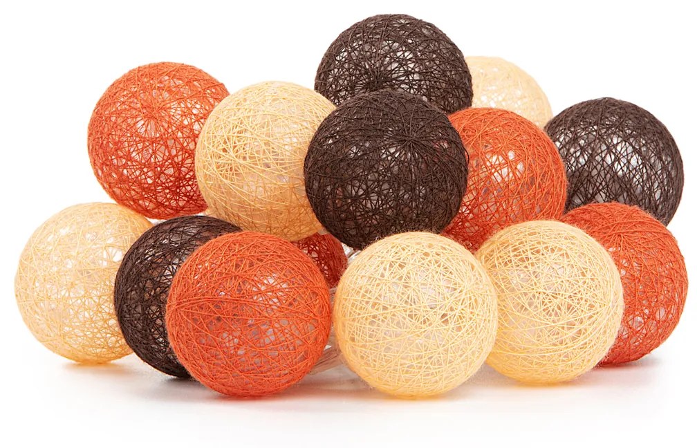 JJA Svietiace LED guličky Balls - Jesenná