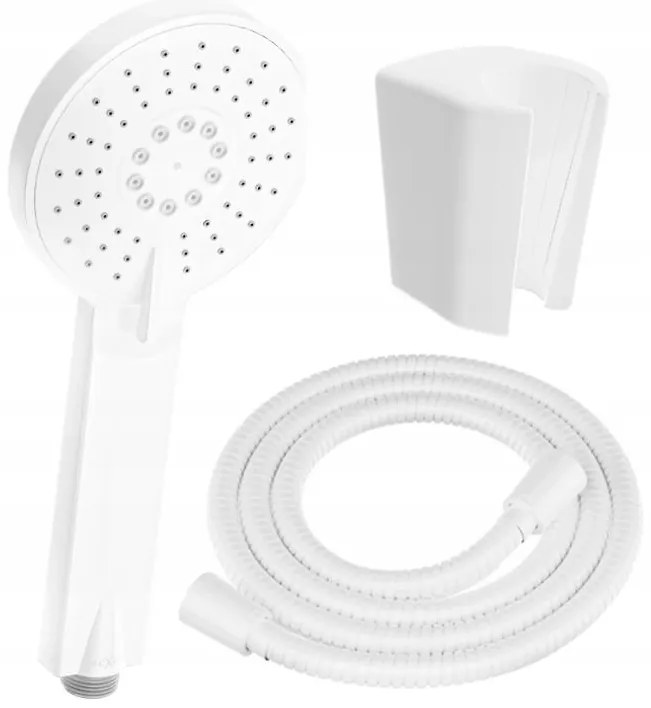 Mexen príslušenstvo - 1-bodový ručný sprchový set R-40, biela, 785406052-20