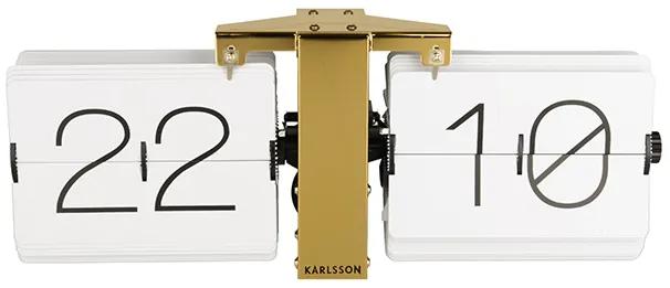 Dizajnové preklápacie hodiny KA5601WH Karlsson 36cm