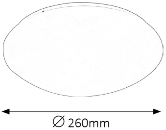 Rabalux 3437 - LED kúpeľňové stropné svietidlo LUCAS LED/12W/230V