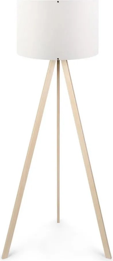 Stojacia lampa AYD 1xE27/60W/230V biela/béžová