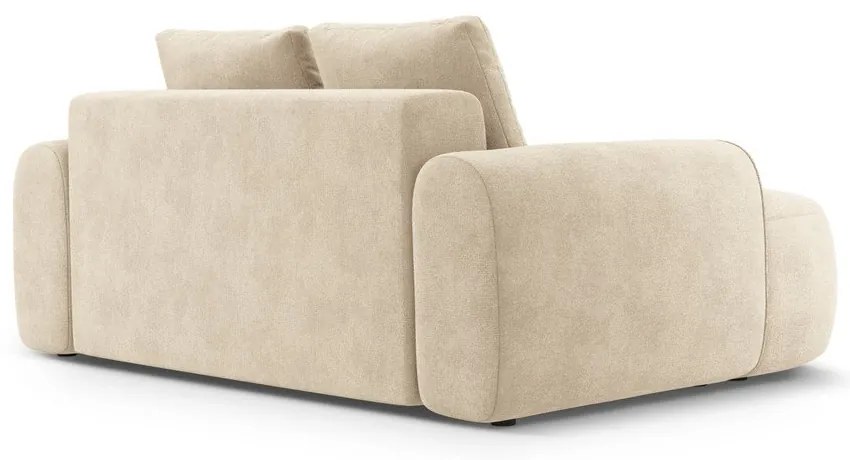 Béžová zamatová pohovka 175 cm Linz – Cosmopolitan Design