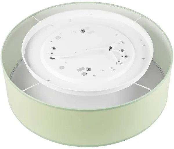 Stropné svietidlo SIRJA PASTEL DOUBLE 4xE27/15W/230V pr. 45 cm zelená